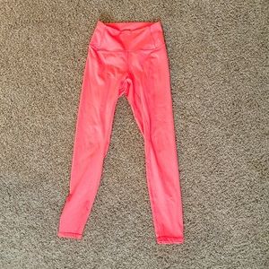 Bright pink Ethos work out pants
